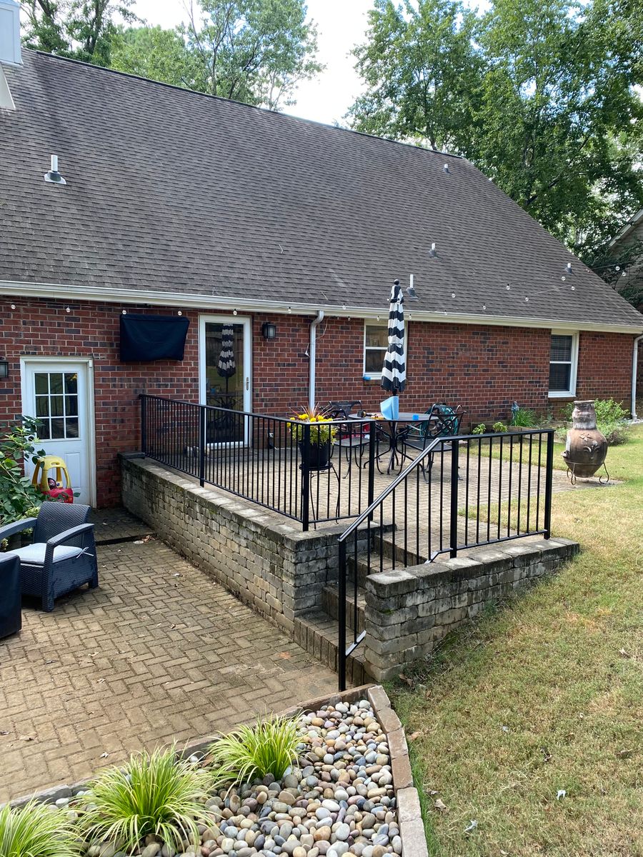 Ornamental iron railings for Dog Town Welding and Fabrication in Portland,  TN