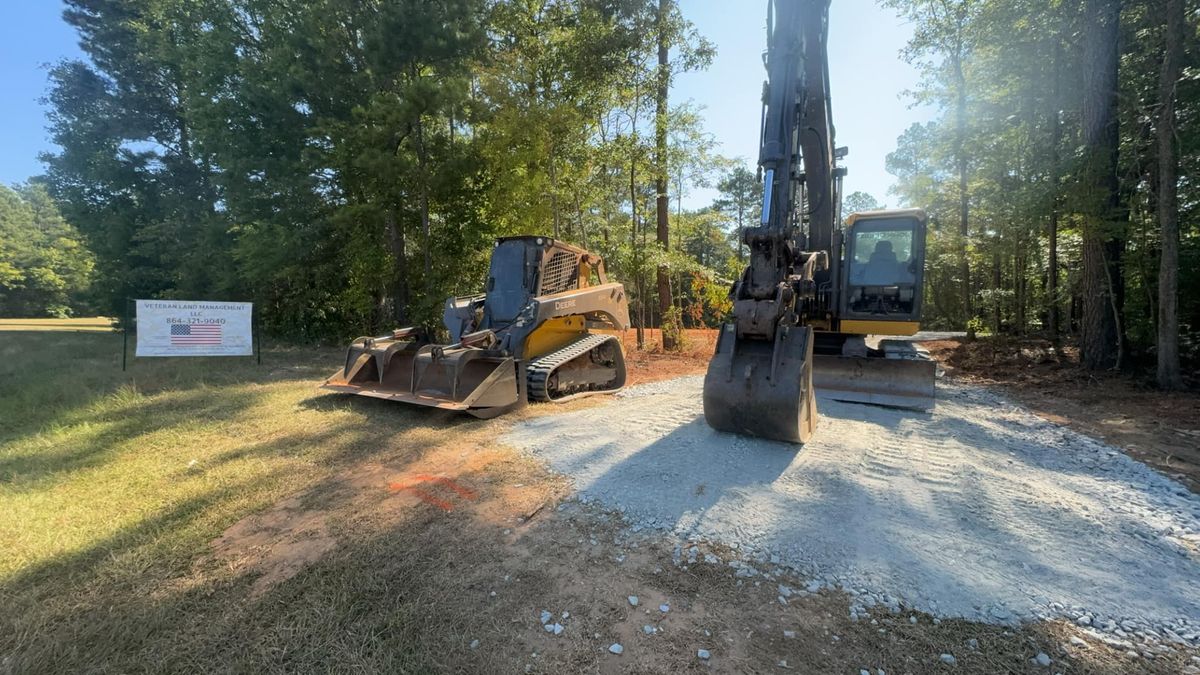 Site Preparation for Veteran Land Management in Greenwood, SC