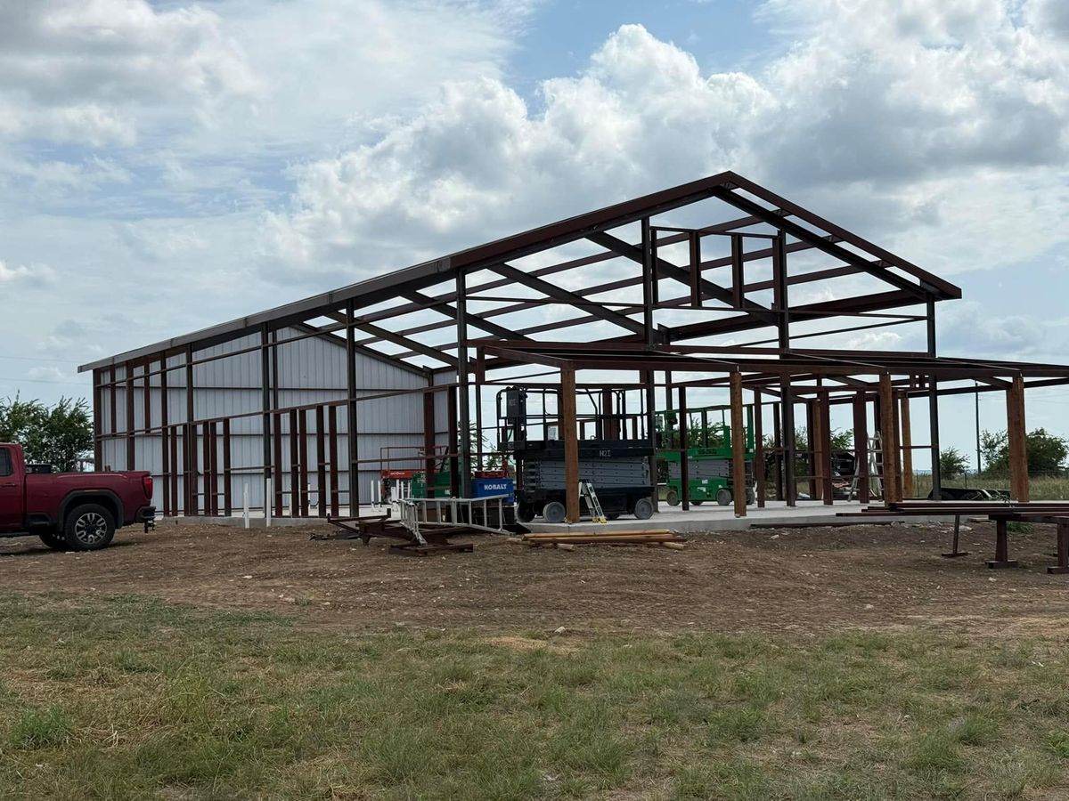Metal Building Welding and Fabricating for BCS Metal Construction LLC in Springtown, TX
