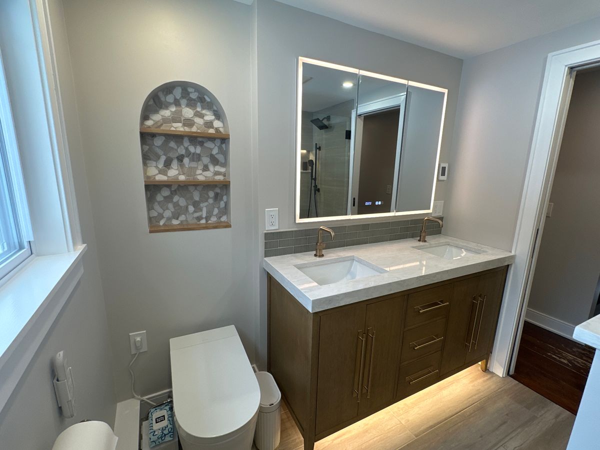 Bathroom Renovation for Top Pros Construction in Haverhill, MA
