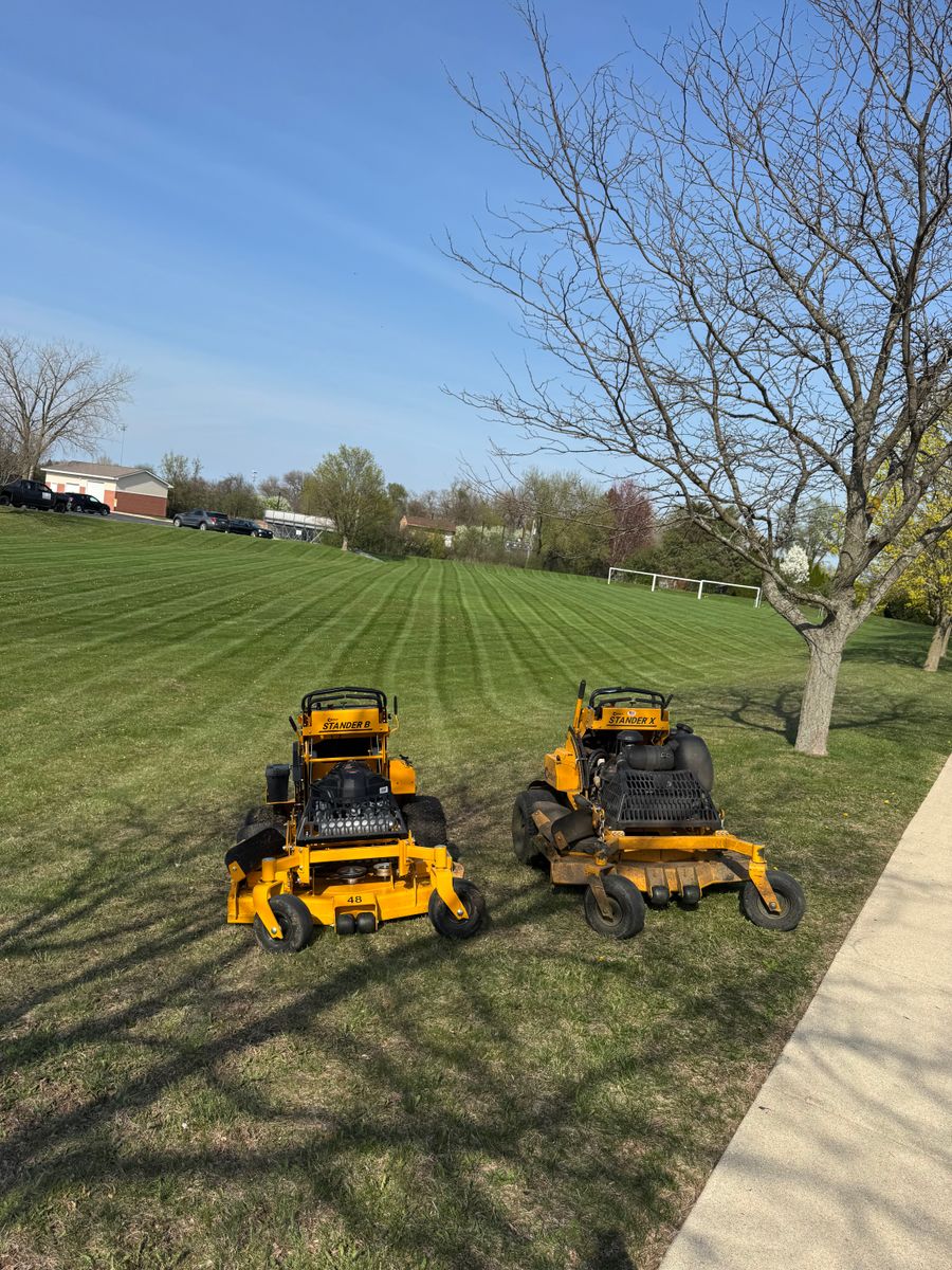 Mowing for R&L Deluxe Landscaping in Hanover Park, IL