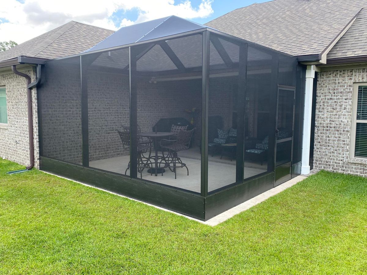 Screen Room Repairs for Precision Exterior Enterprises in Pensacola, FL