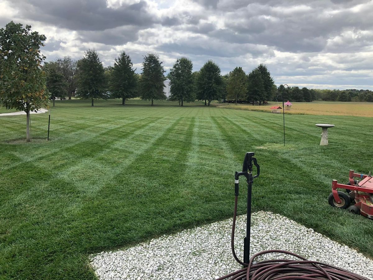 Mowing for Delgado Landscape Management  in St. Charles,  MO