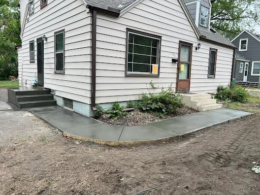 Concrete Sidewalk Installation for Divine Designs General Contracting LLC  in Minneapolis, MN