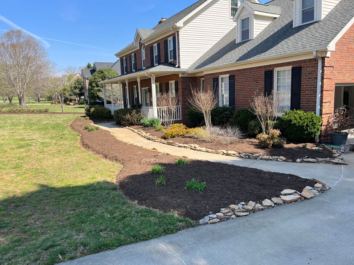 Mulch Installation for Sage Green Lawn Care in Greensboro,  NC