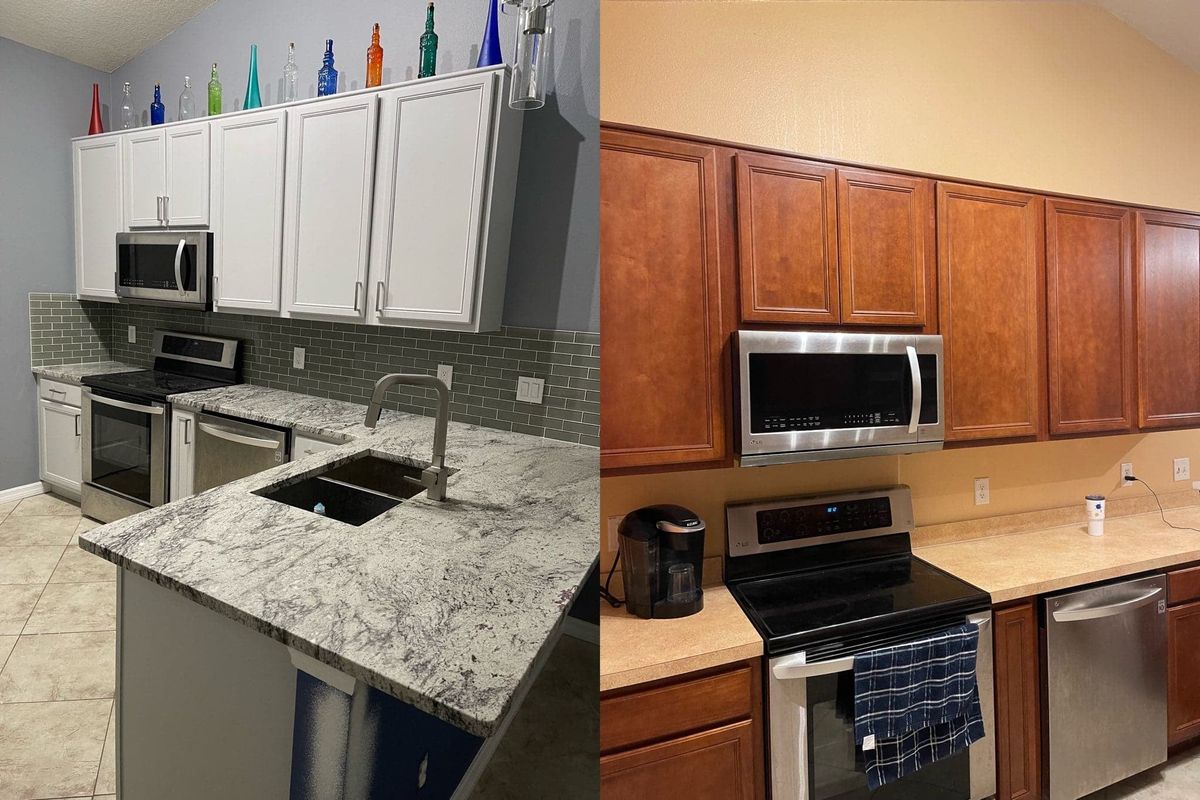 Cabinet Repaints for Design Decorating in St. Cloud, FL