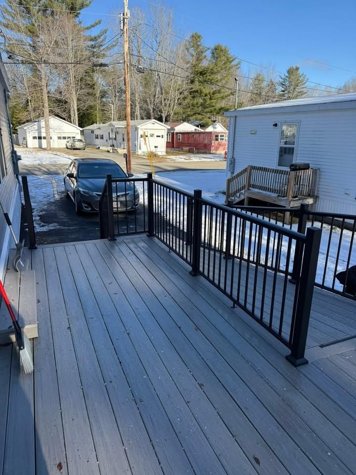 Deck & Patio Installation for The Finish Group in Bangor, ME