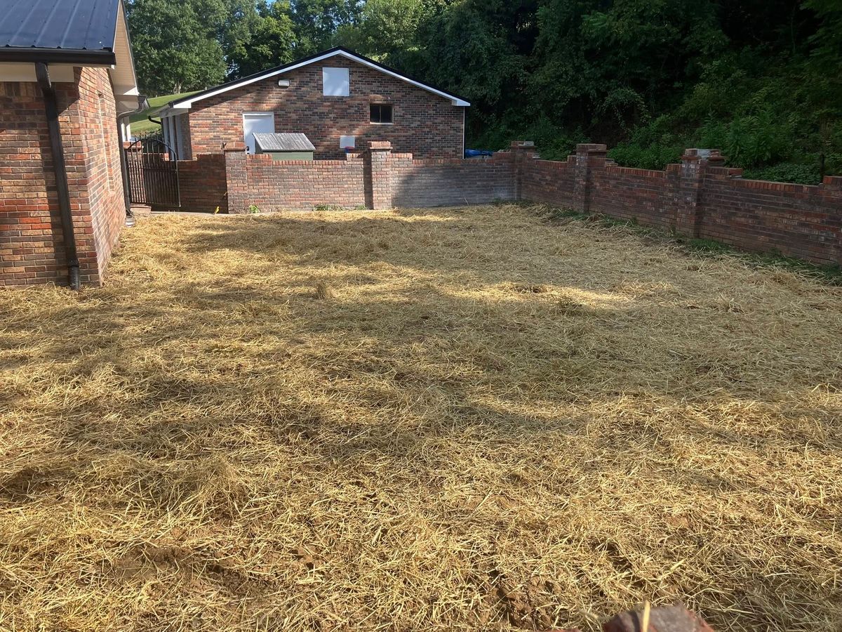 Seeding for Genesis Landworks in Bluff City, TN