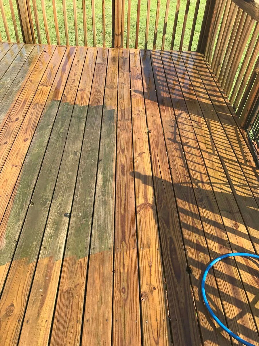 Deck & Patio Cleaning for Pristine Power Wash Pros in Longs, NC