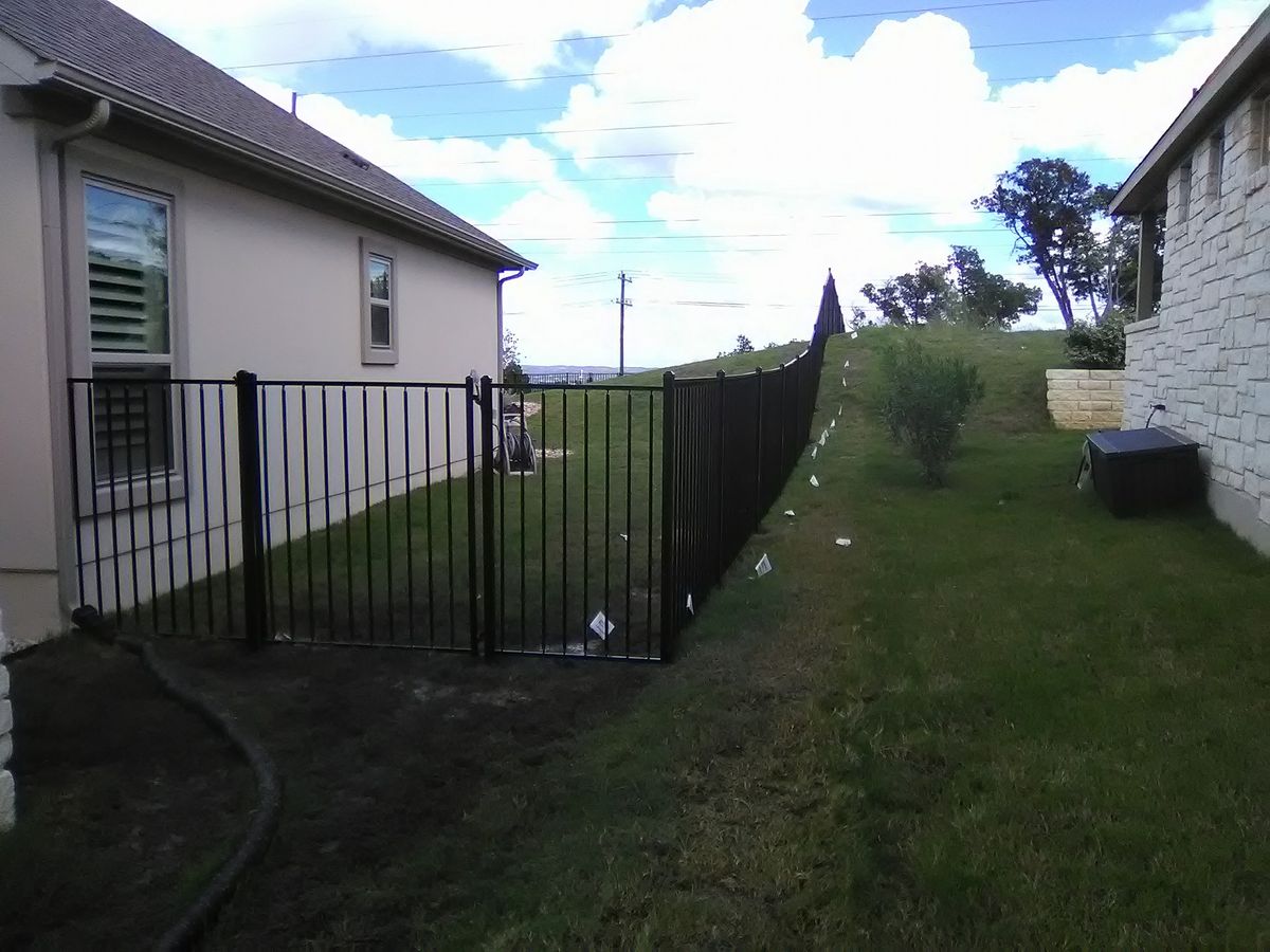 Fencing for Little Brother's Construction in Bertram, TX