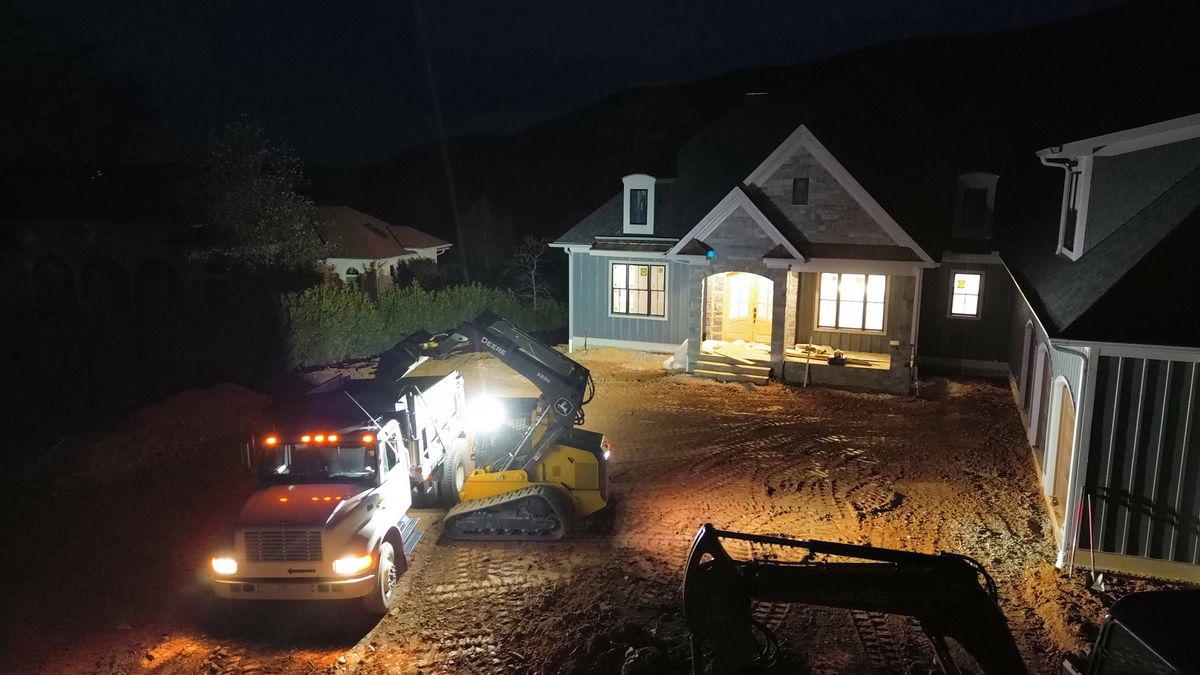 Grading for Lanier Excavating LLC in Bedford County, VA