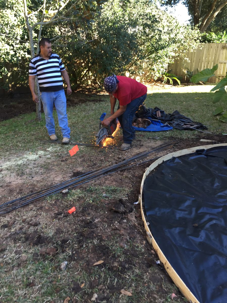 Pool Remodels for Texas Curb N Borders in Houston, TX