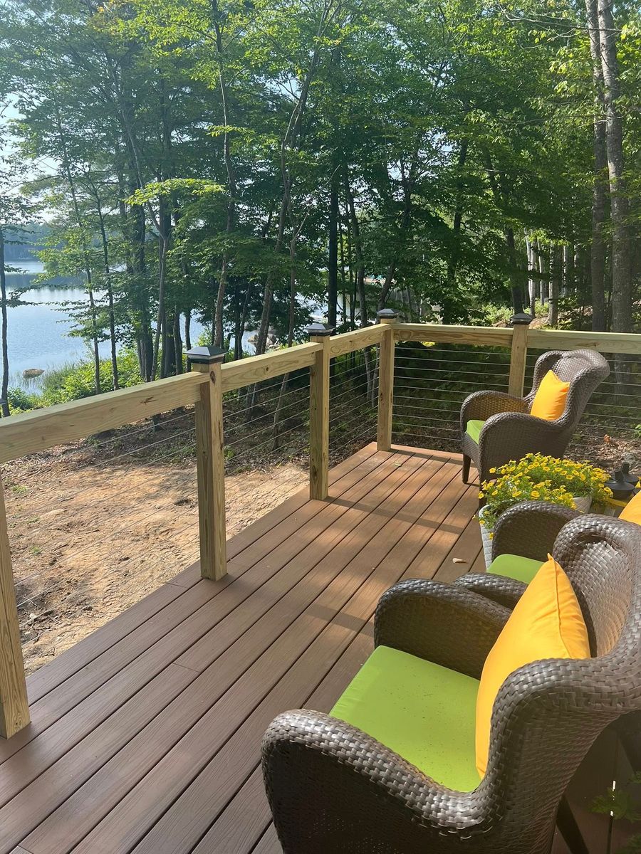 Deck & Patio Installation for The Finish Group in Bangor, ME