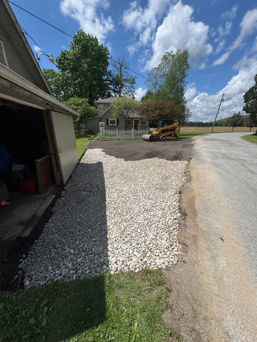 Road Bed/Driveway Installation for ASC Excavating LLC in Lucas, OH