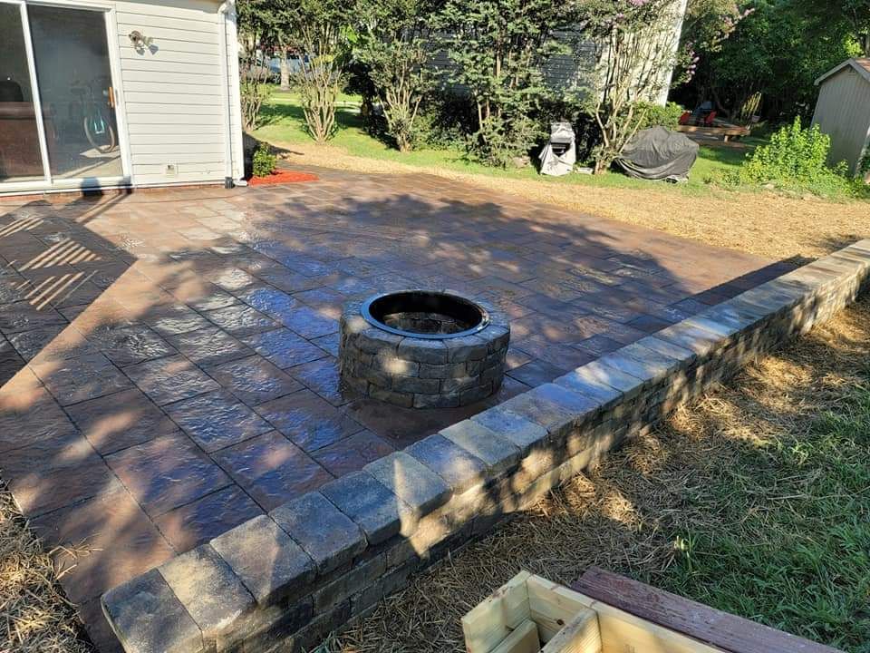 Paver Patio outdoor living design & build for Lawn & Order Solution  in Waxhaw, NC