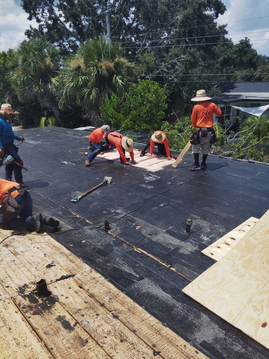Roofing Repairs for MLG Roofing LLC in Melbourne, FL