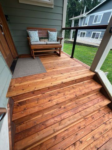 Deck & Patio Installation for Racketty Boom Construction  in Centralia, WA
