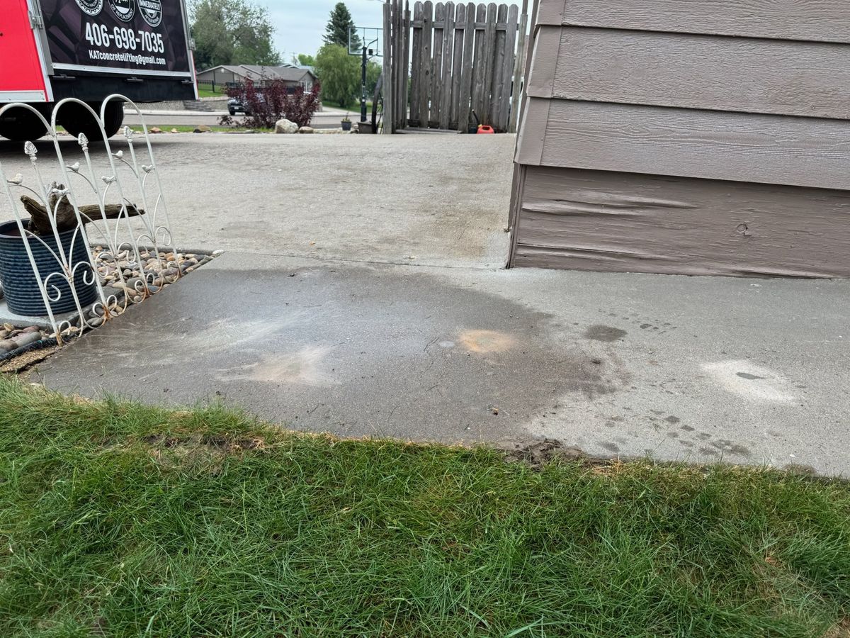 Crack Sealing for KAT Concrete Lifting in Sidney, MT