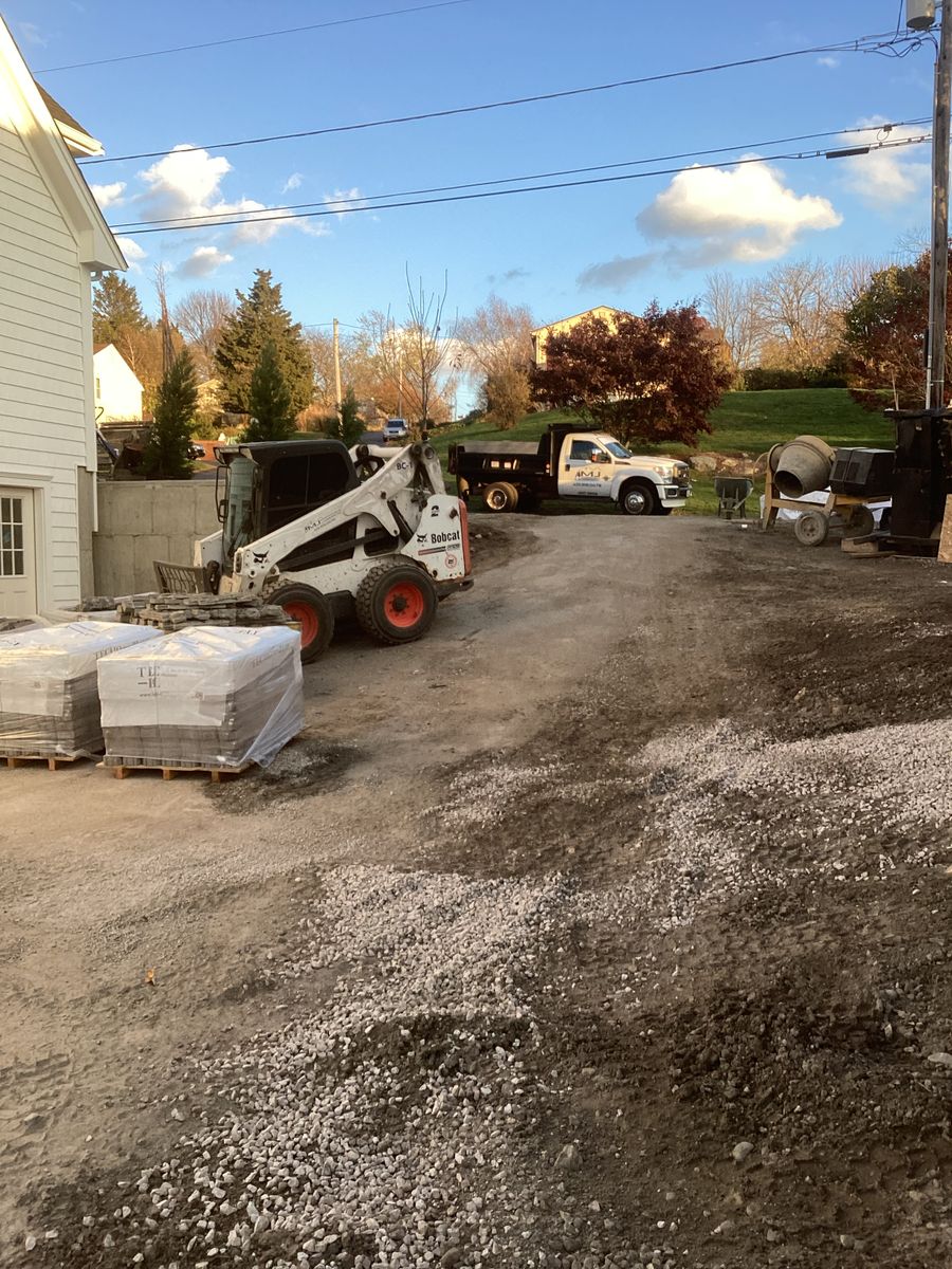 Site Work for M.J. Construction & Landscape INC in Bristol, RI