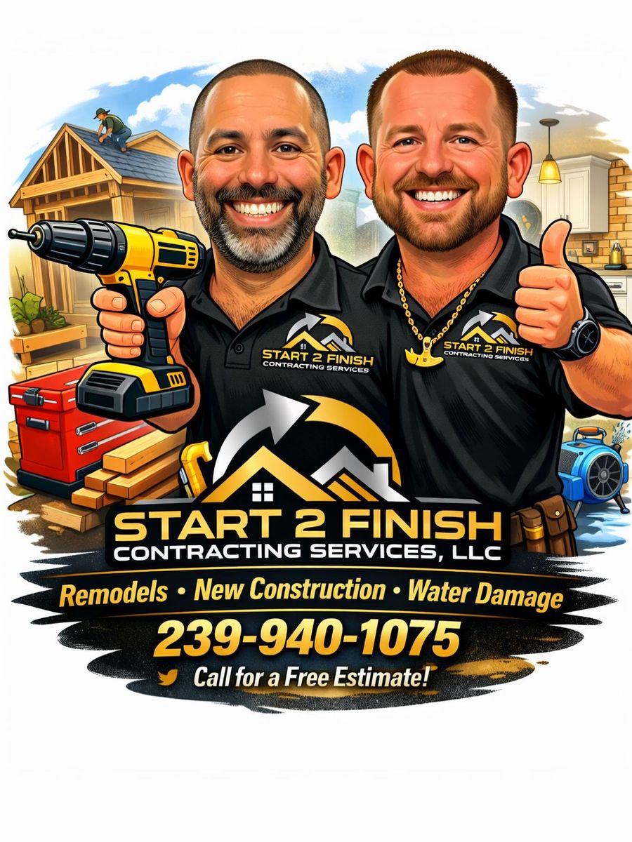 Custom Cabinets for Start 2 Finish LLC Contracting Services in Fort Myers, FL