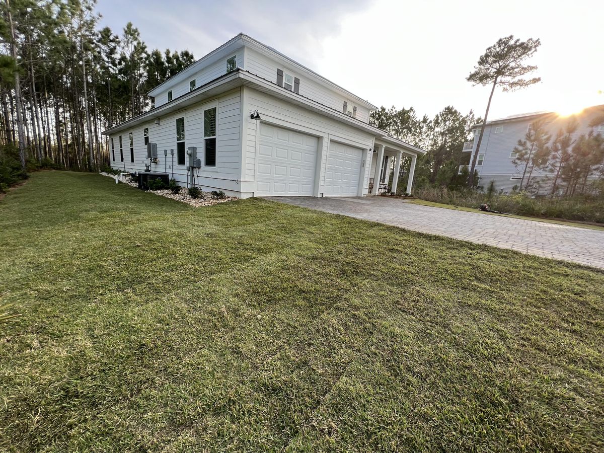 Sod Installation for Poarch Creek Landscaping in Santa Rosa Beach, FL