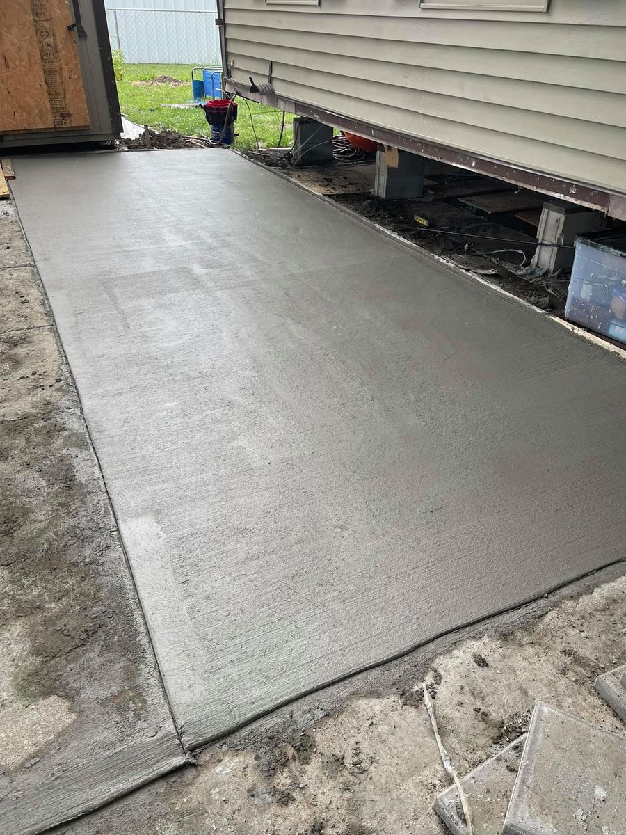 Sidewalk Installation for Hop-2-It in Topeka, KS