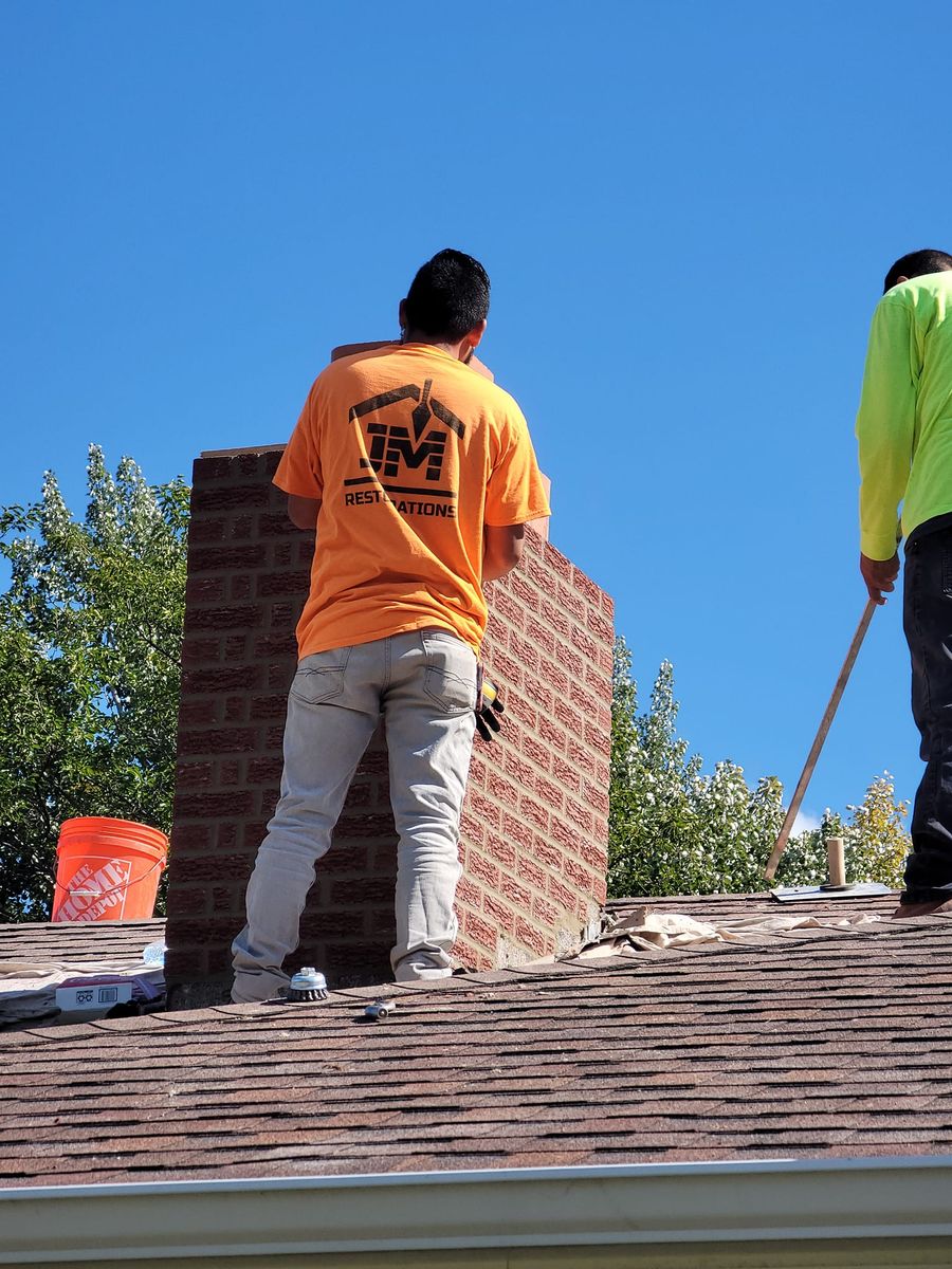 Masonry restore for JM Restoration LLC. in South Milwaukee, WI