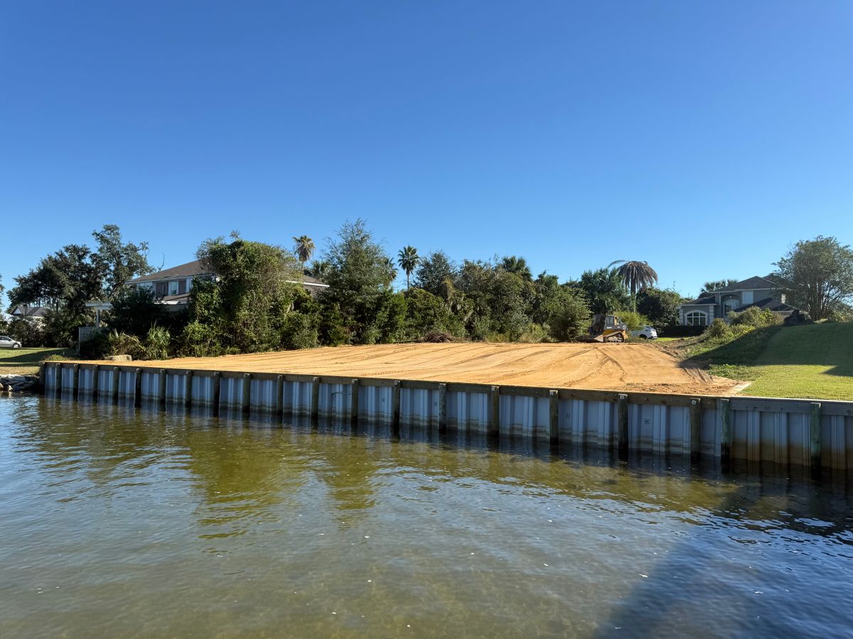 Dock Construction for J&H Land and Marine in Panama City, FL