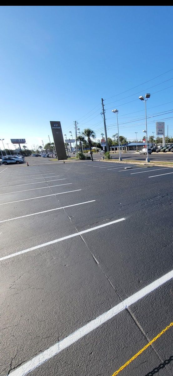 Patching for Alliance Paving in Panama City Beach, FL