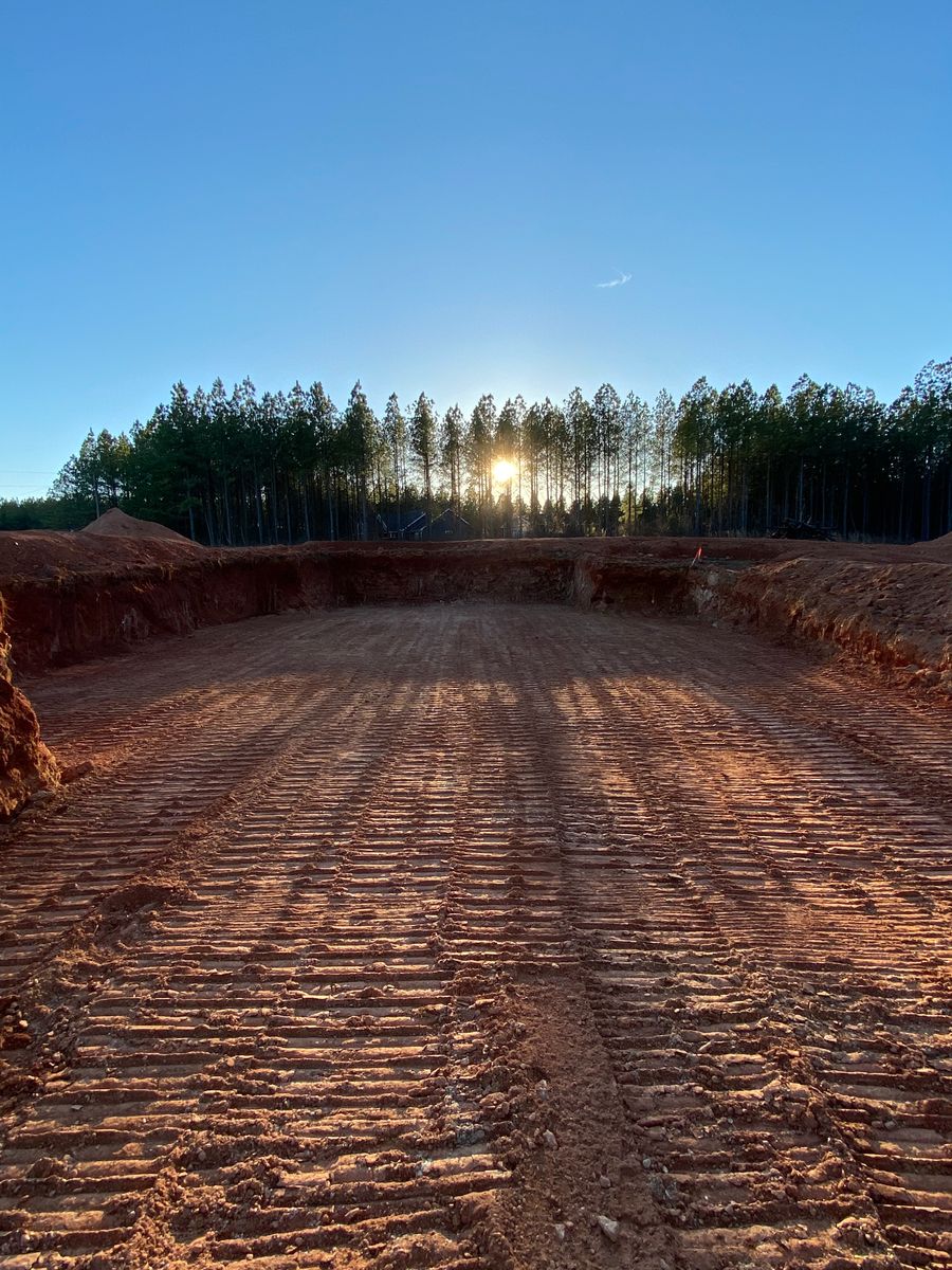 Excavation for Lanier Excavating LLC in Bedford County, VA