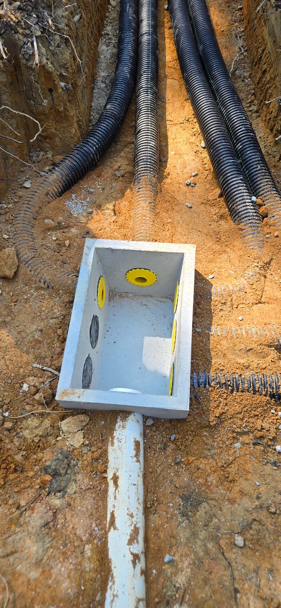 Septic Installation for C.A. Sherry Land Improvement, LLC. in Louisa, VA
