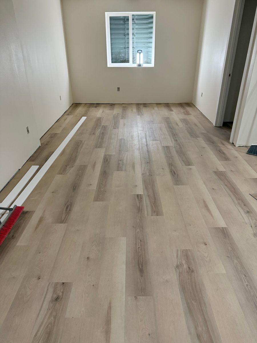 Floor Installation for CJL Flooring in Post Falls, ID