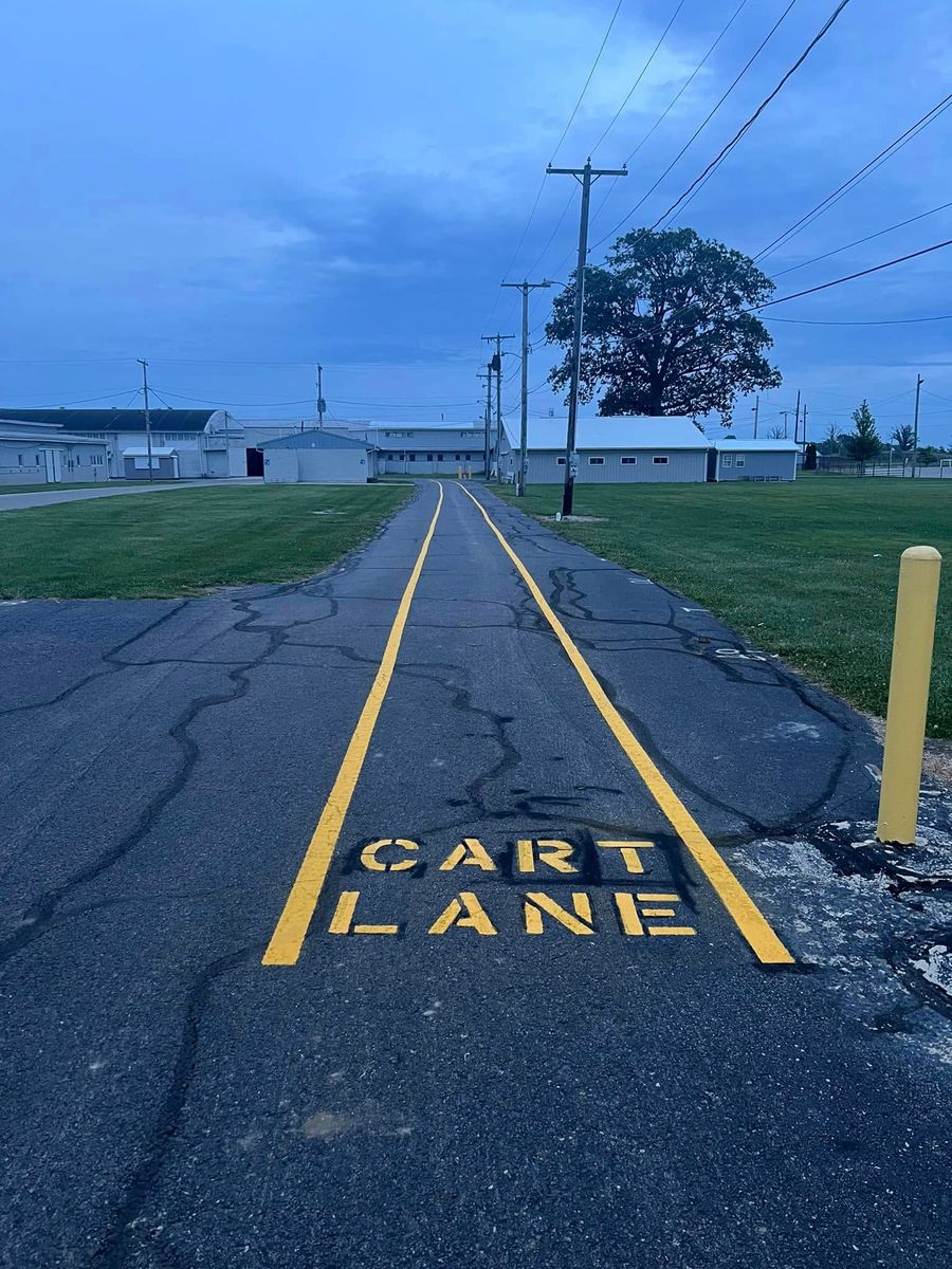 Parking Lot Striping for Ronnies Line Striping in Kenton, OH