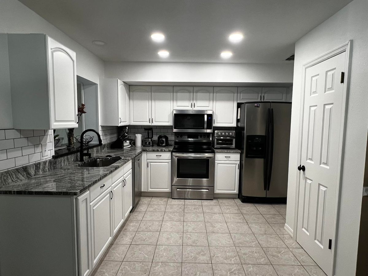 Kitchen and Cabinet Refinishing for KCC Painting, Inc. in Daytona Beach, FL