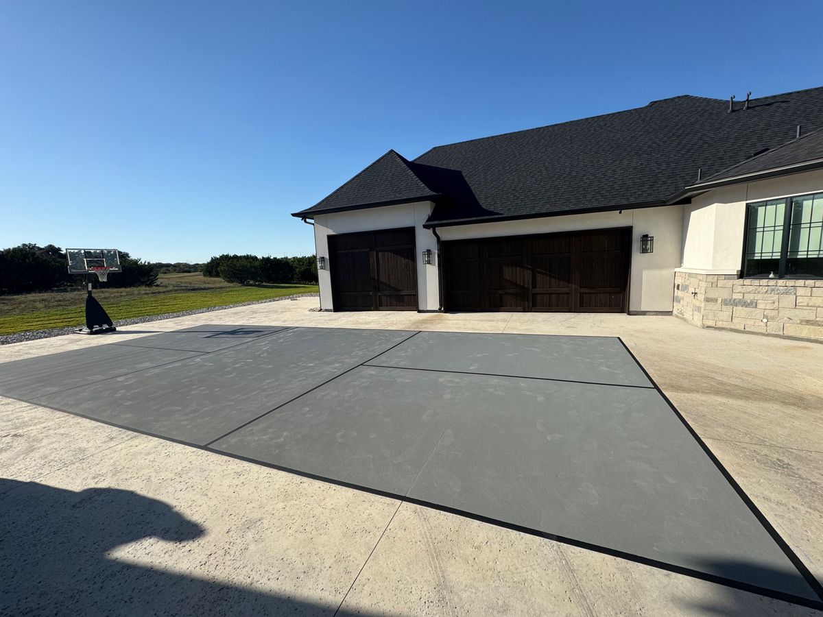 Sports Court Surfacing for EverCoat Surface Solutions in Fort Worth, TX