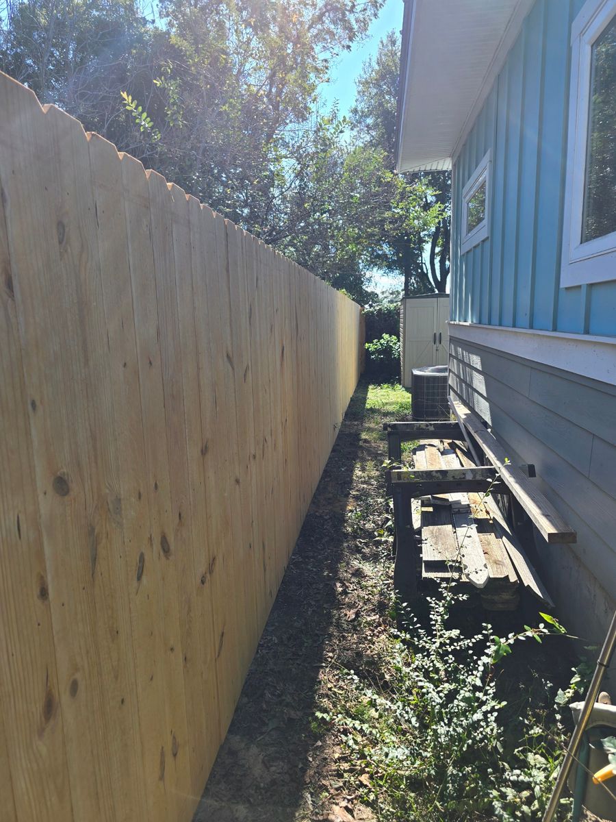 Fence Repair for Phillips Fencing Solutions in Pensacola, FL