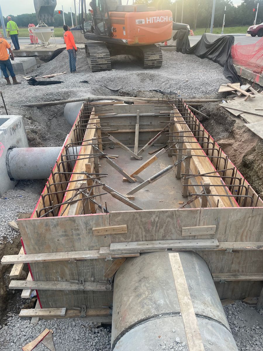 Decorative Concrete for Project X Construction LLC in Tulsa, OK