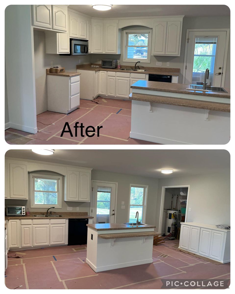 Kitchen and Cabinet Refinishing for Lagos Painting Service in Mooresville, NC