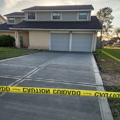 Concrete Installation for Right Choice Landscaping LLC in Houston, TX