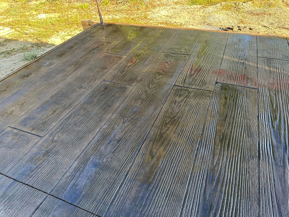 Stamped Concrete Installation for All Phases Decorative Concrete in Sebring, FL