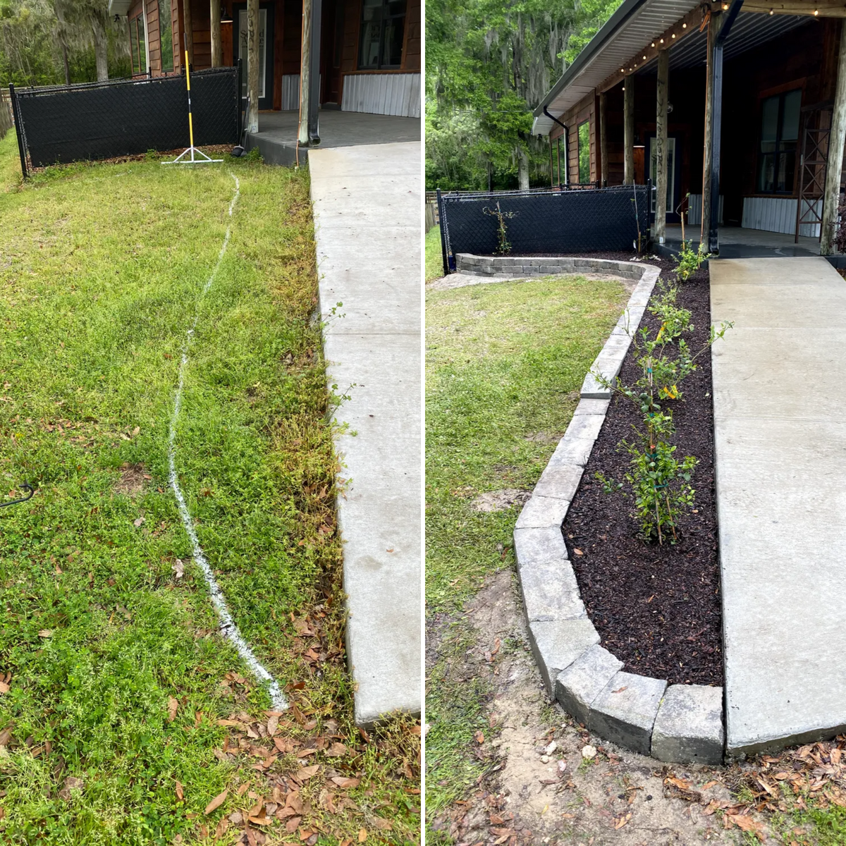 Outdoor Installations - Sod, Mulch, Rock, Pavers, Artificial Turf, Irrigation & Plants for Kings Legacy Services in Gainesville ,  FL