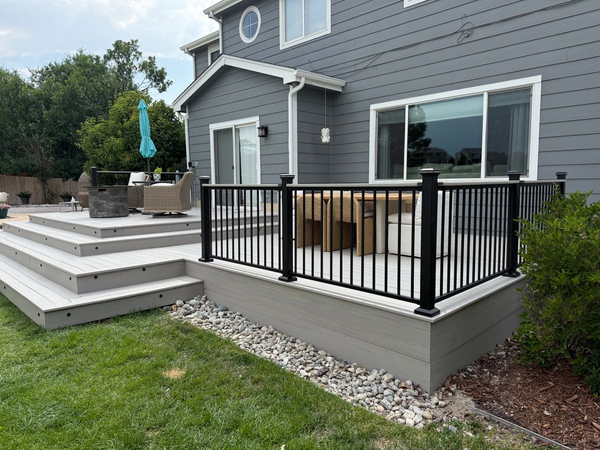 Deck & Patio Installation for Arnett Front Range Construction in Elizabeth, CO