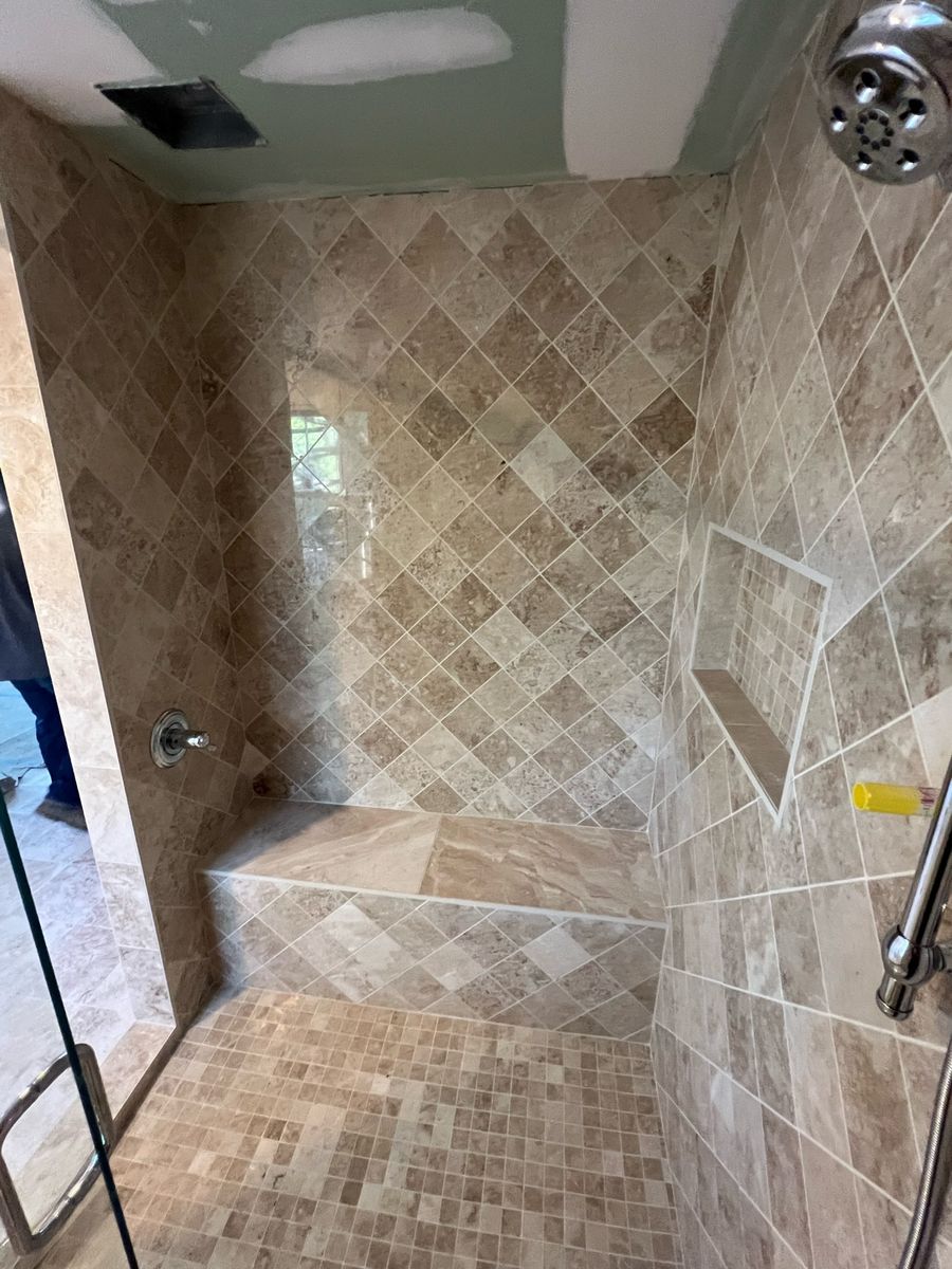 Tiling for JDI Customs in Nashville, TN