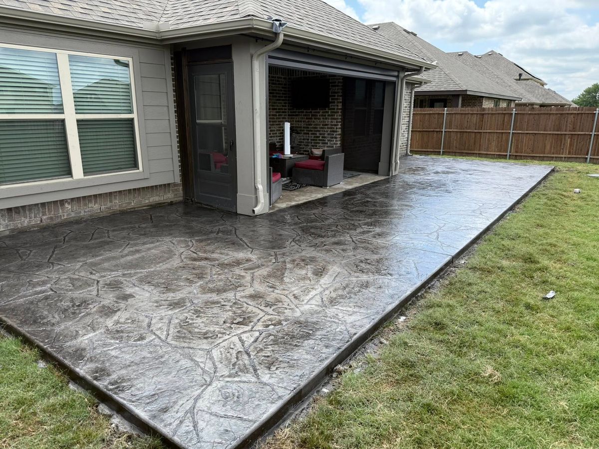 Patios for Maldonado's Concrete Construction in Dallas, TX
