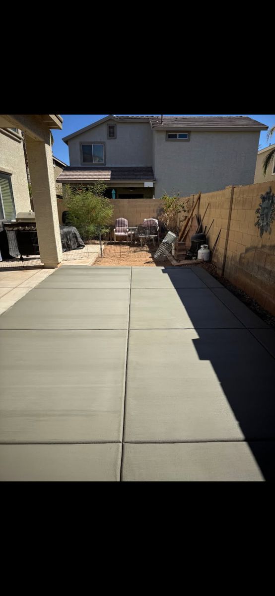 Concrete Slab Construction for Gaitan Custom Concrete in Gilbert, AZ