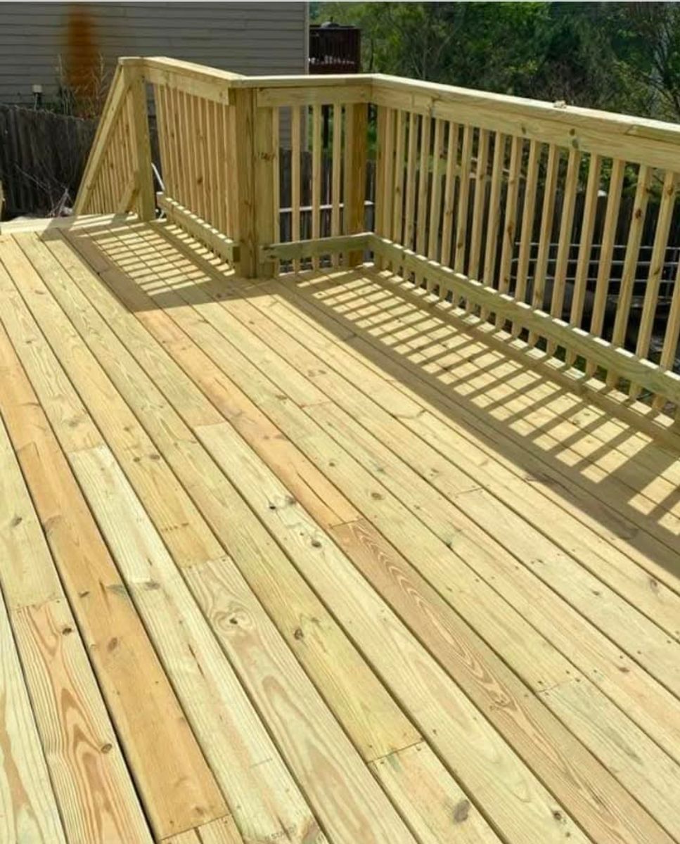 Deck Construction for All Out Construction in Atlanta, GA