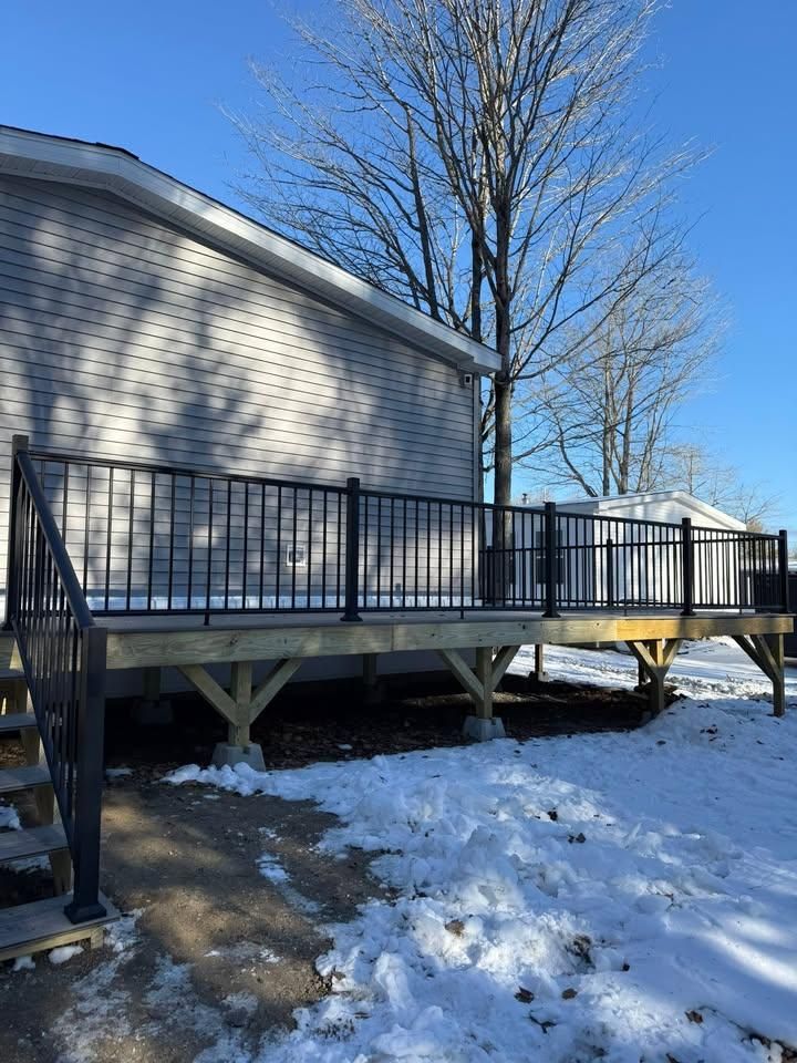 Deck & Patio Installation for The Finish Group in Bangor, ME
