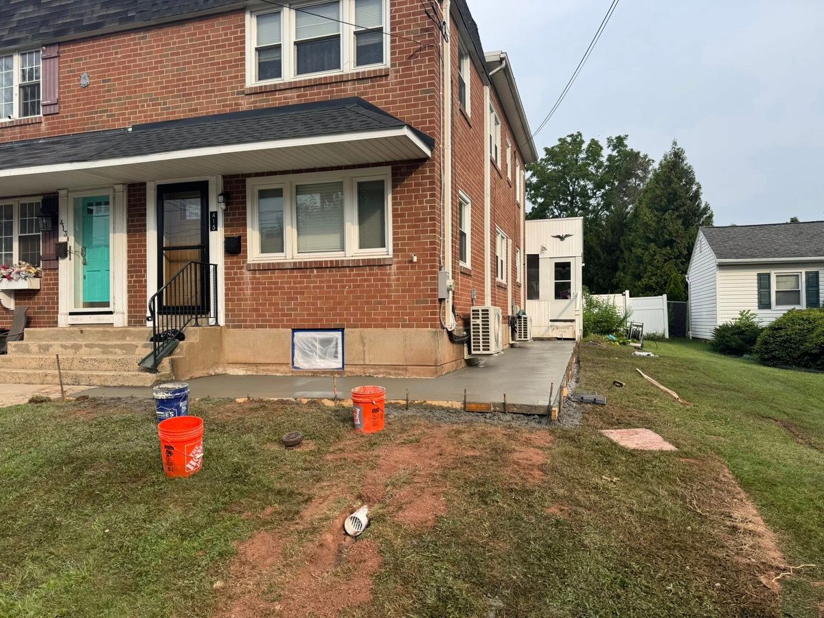 Concrete Foundations for Rowan Enterprise in Pottstown, PA