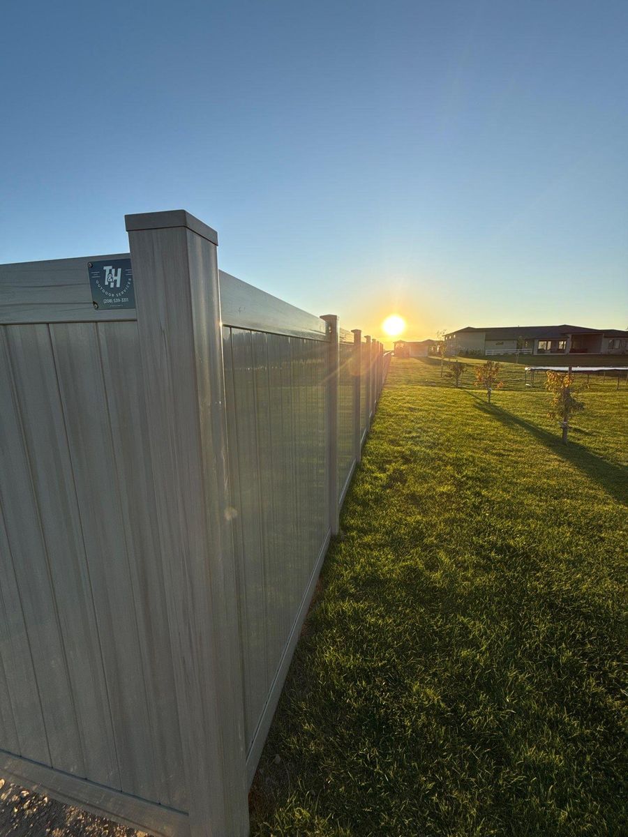 Fence Repair for T&H Outdoor Services in Twin Falls, ID