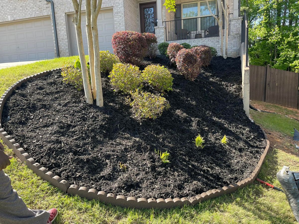 Mulch Installation for Aries Lawnscapes in Atlanta, GA